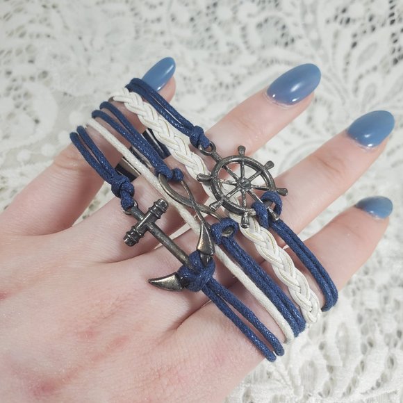 Jewelry - Nautical Theme blue and white bracelet